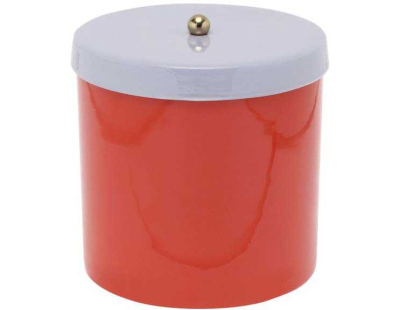 Boîte en métal Double Funky Retro (Rouge et violet)