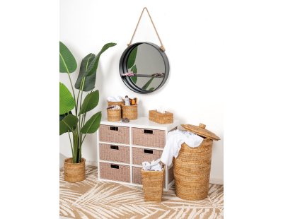 Boîte à mouchoirs en rotin (Rotin naturel)