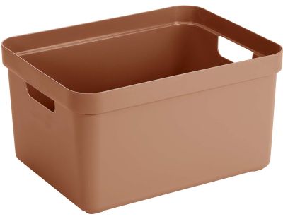 Boite de rangement Sigma home Box 32 L (Terracotta)