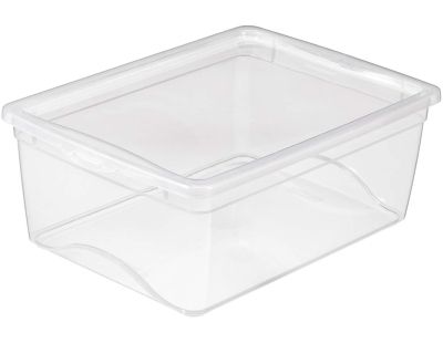 Boite de rangement avec couvercle Omega transparent (11 litres)