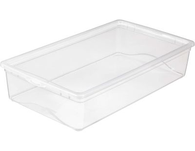 Boite de rangement avec couvercle Omega transparent (19 litres)