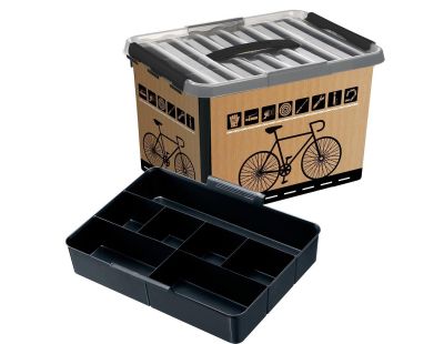 Boîte de rangement Q-line vélo 22 litres