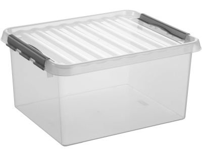 Boîte de rangement en plastique Q-line (36 litres)