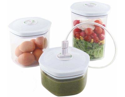 Boîtes sous vide en plastique (Lot de 3)