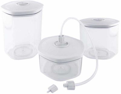 Boîtes sous vide en plastique (Lot de 3)