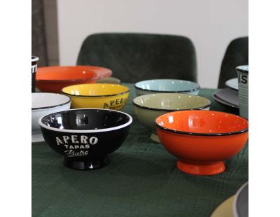 Bols à apéro colorés Brasserie bistrot (Lot de 6)