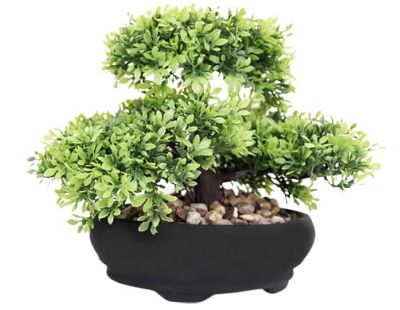 Bonsai artificielle dans pot en terre cuite 17 cm (Modèle 2)