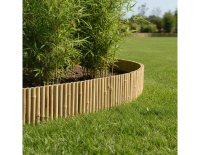 Bordure en bambou naturel (Lot de 3)