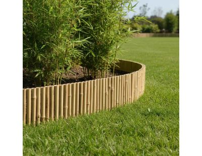 Bordure en bambou naturel (Lot de 5)