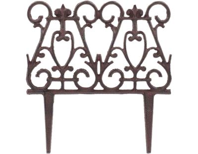 Bordure de jardin en fonte victorienne (Unitaire)