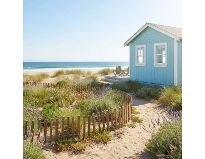 Bordure en noisetier