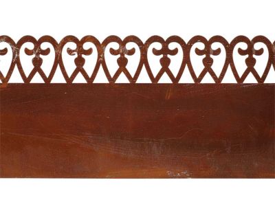 Bordure de pelouse en acier 480 x 20 cm (Volute)