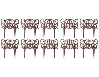 Bordurette en fonte Elegance (Lot de 10)