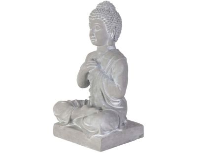 Bouddha assis ciment 27 cm