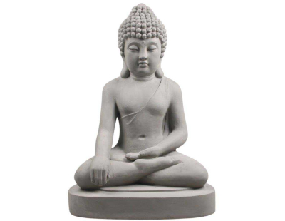 Bouddha assis en résine 27 x 20 x 40 cm