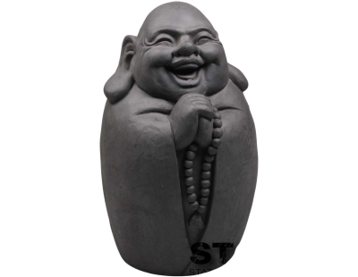 Bouddha heureux en résine 28 x 26 x 46 cm