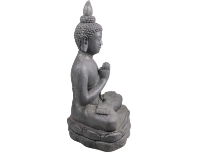 Bouddha prière en résine 53 x 35,5 x 71 cm