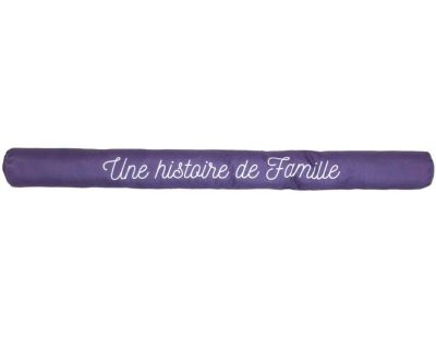 Boudin de porte avec illustrations 80 cm (Violet avec citation)