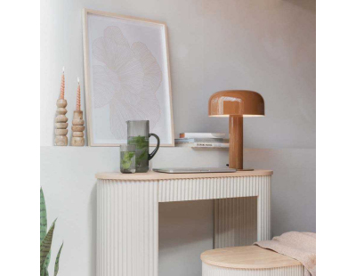 Bougeoir en  bois de manguier Formado Small (Naturel)