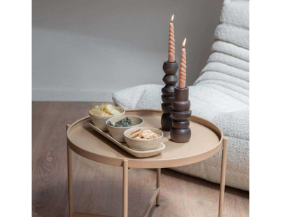 Bougeoir en  bois de manguier Formado Small (Bois foncé)