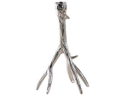 Bougeoir cerf en aluminium