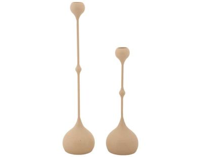 Bougeoir en métal Slimmy (Lot de 2) (Rose et doré)