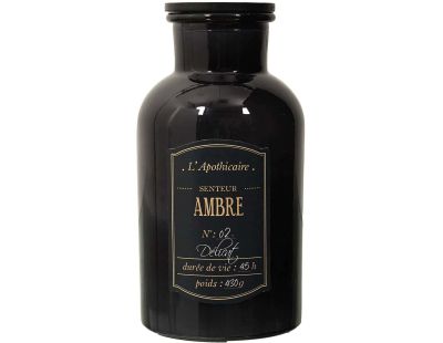 Bougie parfumée fiole Alchimiste 20 cm (Senteur ambre)