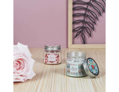 Bougie parfumée en pot Maman 6.5 cm (Lot de 4)