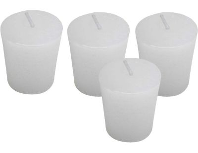 Bougies Oslo (Lot de 4) (Blanc)