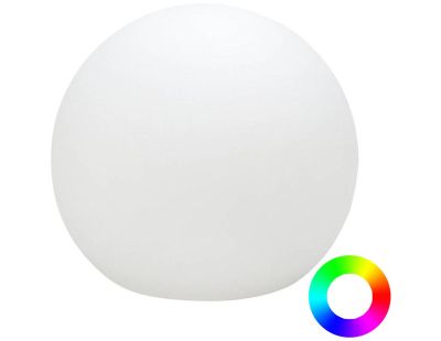 Boule lumineuse extérieure Buly 40 cm (Recharge solaire + batterie)