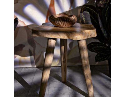 Bout de canapé en teck Budut 38 x 45 cm