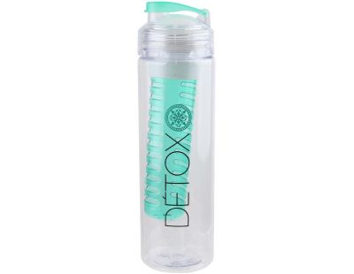 Bouteille détox avec infuseur intégré 650 ml (Bleu)
