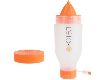 Bouteille détox avec presse-agrumes intégré 60 cl (Orange)