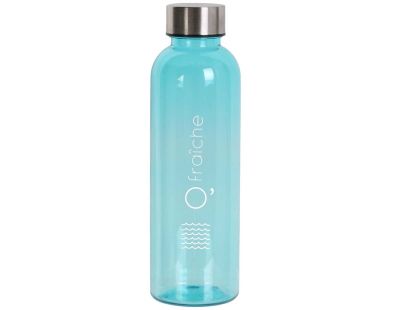 Bouteille en plastique réutilisable 50 cl O' (fraîche - Bleu)