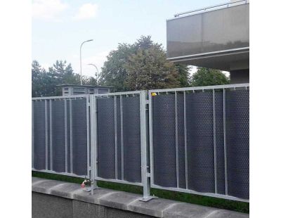 Brise-vue en résine tressée pour balcon et clôture coloris anthracite (1 x 3 m)