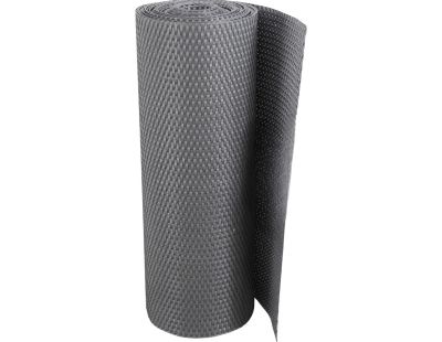 Brise-vue en résine tressée pour balcon et clôture coloris gris clair (1 x 5 m)