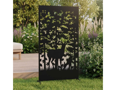 Brise vue treillis en fer (Motif cerf)