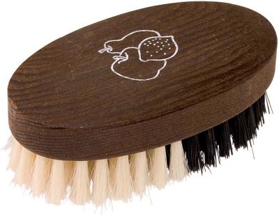 Brosse à fruits en bois huilé