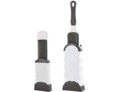 Brosse large + brosse de voyage anti-peluches