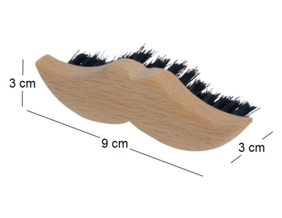Brosse à moustache et barbe