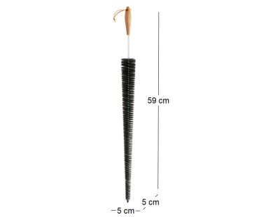 Brosse en poil de chèvre pour accès difficile