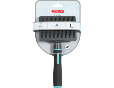 Brosse rétractable pour chien Slicker Anah (Taille L)