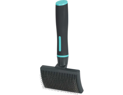 Brosse rétractable pour chien Slicker Anah (Taille M)