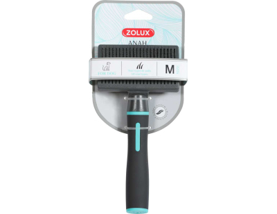 Brosse rétractable pour chien Slicker Anah (Taille M)