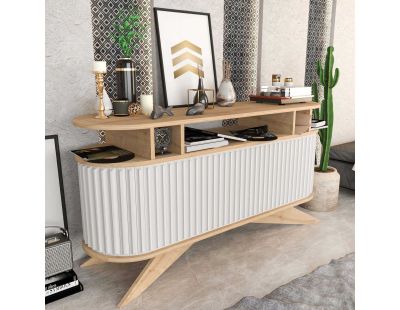Buffet en aggloméré porte coulissante Stor