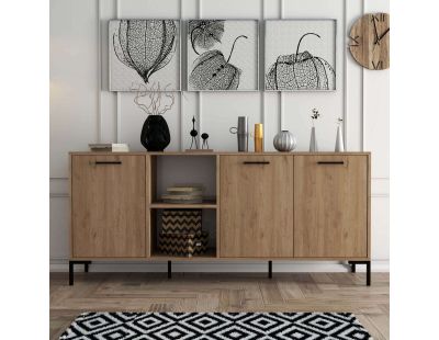 Buffet en aggloméré 4 portes Aurora