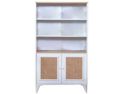 Buffet en aggloméré 2 portes Mount (Haut : 90 x 41 x 158 cm)
