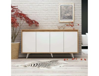 Buffet en aggloméré 4 portes Shans