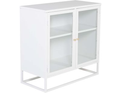 Buffet 2 portes en acier Bakal (Blanc)