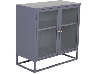 Buffet 2 portes en acier Bakal (Gris)